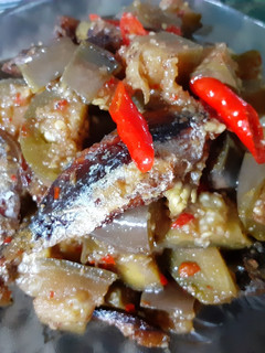 Foto resep Tumis terong ikan keranjang