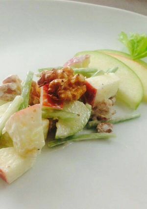 Una foto de Ensalada Waldorf