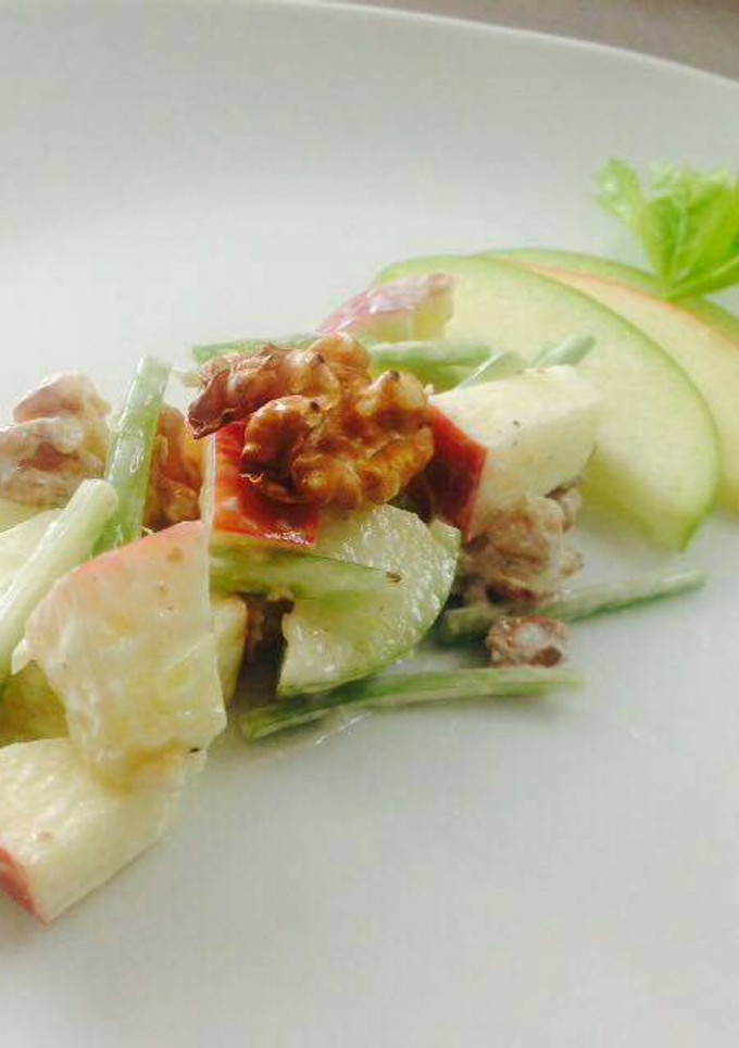 Una foto de Ensalada Waldorf