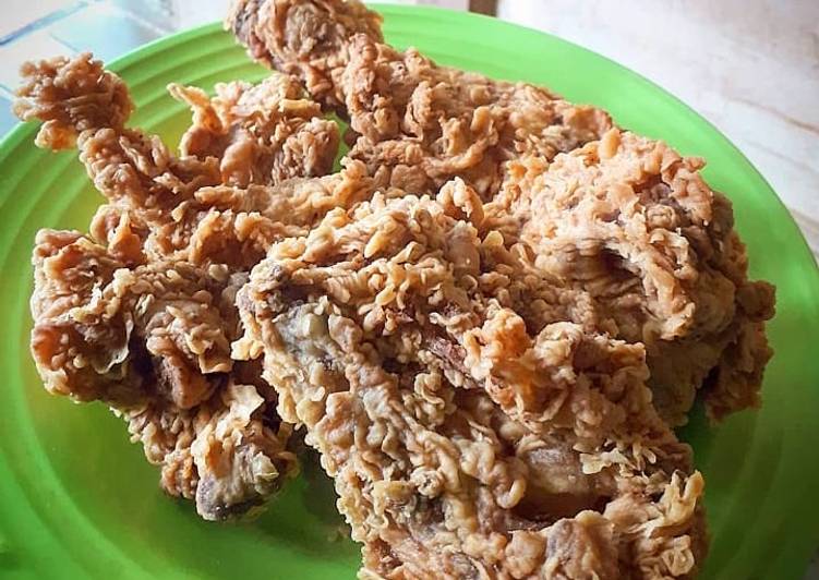 Cara Gampang Membuat Fried Chicken (KFC KW2), Bisa Manjain Lidah