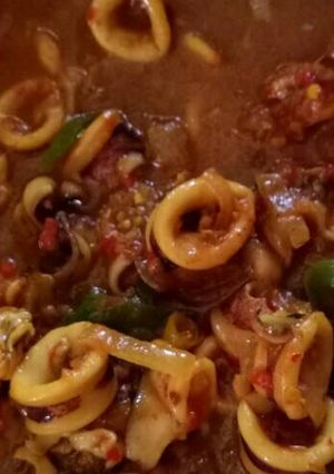 Foto resep Cumi saos padang