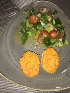 Una foto de Huevos rellenos a la peruana