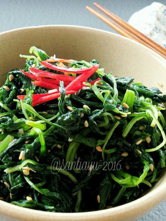 Foto resep SPINACH SIDE DISHSigeumchi-namul 시금치나물