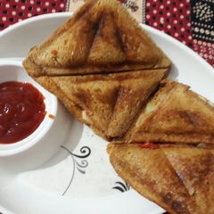 A picture of Brown sandwich.