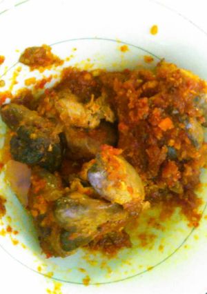 Foto resep 5. Balado Ati Ampela