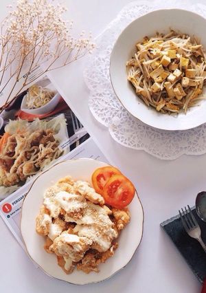 A picture of Ayam Goreng Mayonaise.