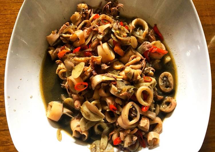 Resep Oseng Cumi Hitam Lezat