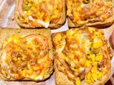 Air Fryer Multigrain Bread Pizza