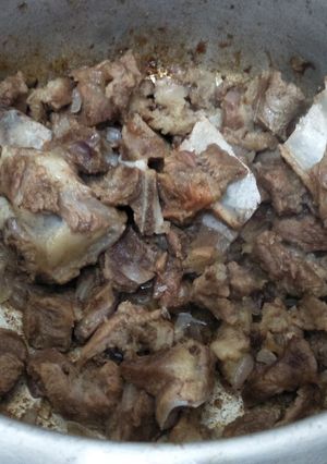 A picture of Fried mutton.
