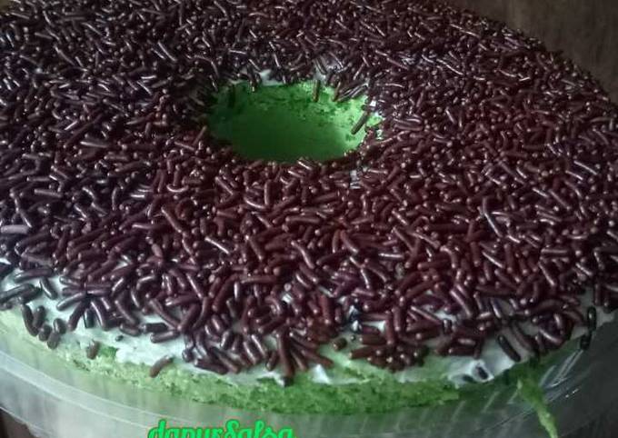 Bolu pandan panggang lembut