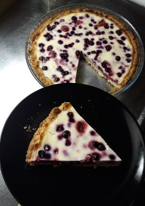 Igazi finn áfonyáspite recept fotója