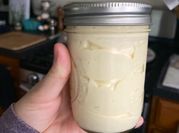 A picture of homemade mayo