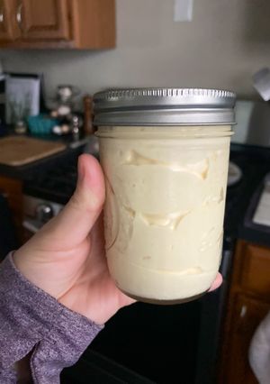 A picture of Homemade Mayo.