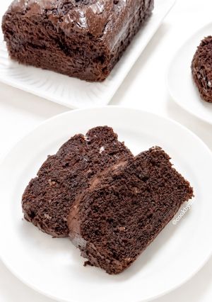 Foto resep Double Chocolate Banana Cake
