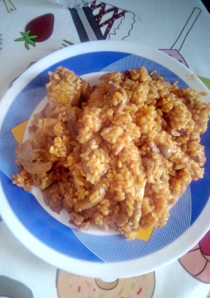 Una foto de Paella a lo pobre y rápida