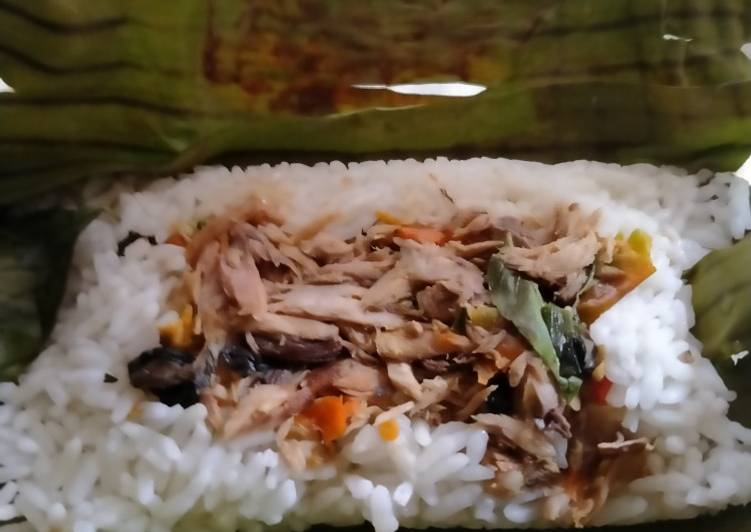 Nasi bakar tongkol kemangi