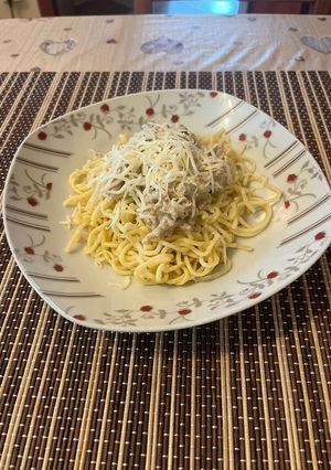 Mustáros darálthúsos tészta recept fotója