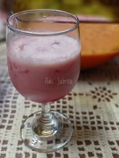Foto resep Tarbooz sharbat (es semangka ala India)