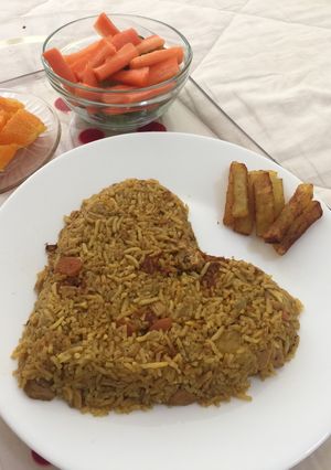صورة لوصفة كبسة سمك مع تقديم مميّز 😍😋