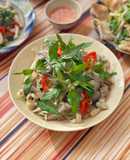 Nấm Bào Ngư Hấp Sả