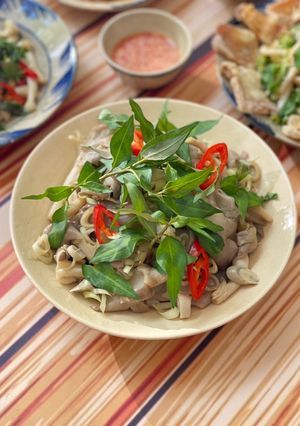 Hình của món Nấm Bào Ngư Hấp Sả.