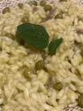 Risotto piselli e menta