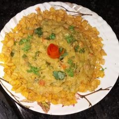 A picture of Cornflakes semolina vaggies upma.