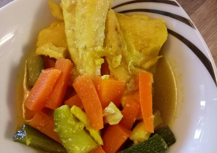 Resep Acar kuning ikan dan sayuran Sederhana