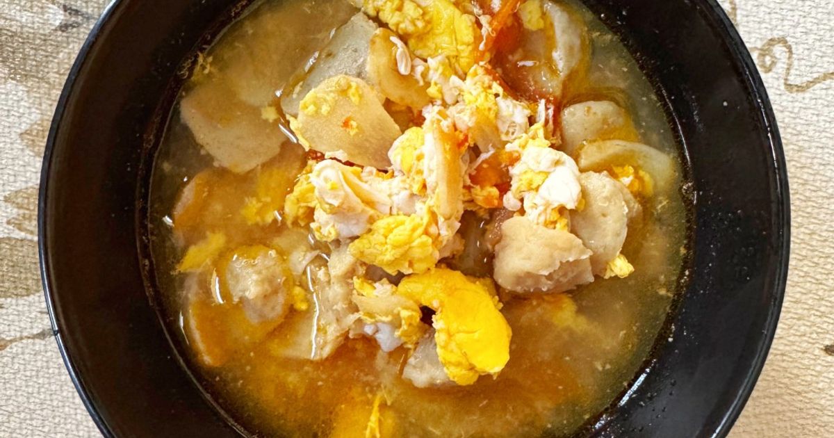 Sup Telur Tomat Bakso