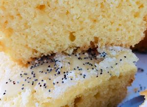 Una foto de Budín de limón o naranja con aceite sin lactosa