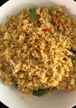 รูปของ ข้าวผัดเขียวหวาน