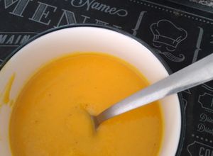Una foto de Crema de zanahoria