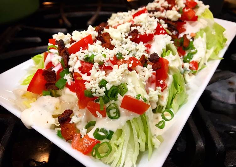 Step-by-Step Guide to Prepare Quick Christmas Wedge Salad!