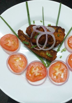 A picture of Fried Fish (Nedwa Meen).