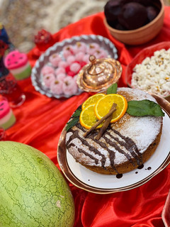 عکسی از دستور کیک شب یلدا