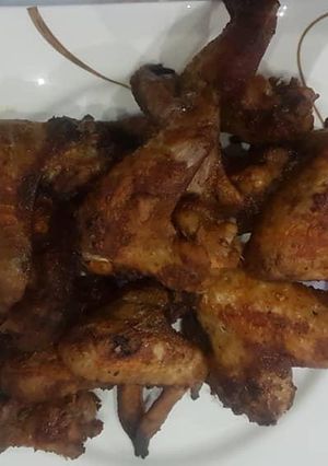 A picture of Sauced fry chicken.