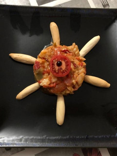 Una foto de Bacalao al ajoarriero