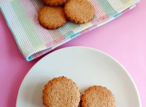 Foto principal de Galletas integrales con avena y miel🍯