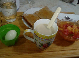Una foto de Desayuno completo