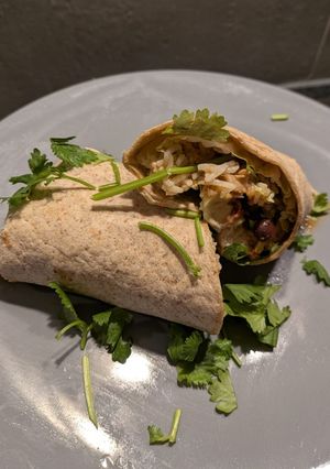 A picture of Healthy Fish Burritos.