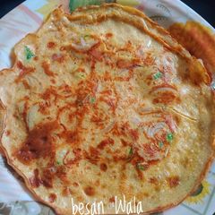 Besan Wala omelet A picture of Besan Wala omelet.