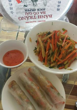 A picture of Bo Bia Spring Roll.