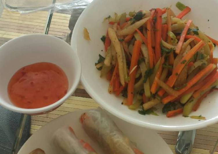 Recipe of Perfect Bo Bia Spring Roll