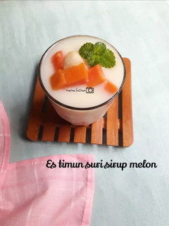 Foto resep Es timun suri sirup melon