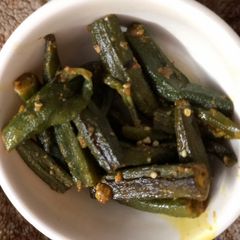 A picture of Masala Bhindi.