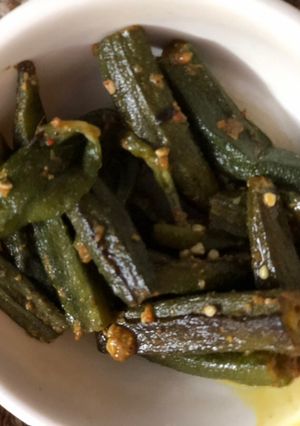 A picture of Masala Bhindi.