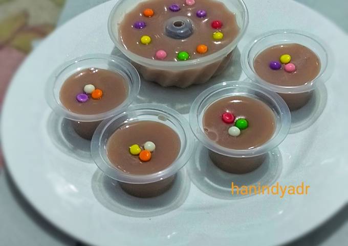 Resep Puding Puyo Coklat Oleh Hanindya Cookpad