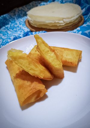 Foto resep Lumpia kacang hijau keju