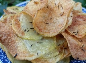 Une photo de 🌱 Chips de PDT au Air Fryer