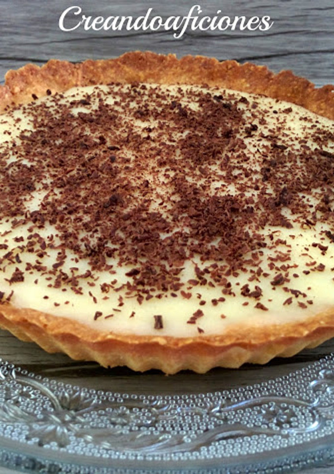 Una foto de Tartaleta de almendra y lemon curd